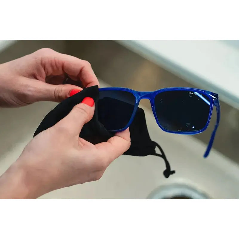 Liquido Limpiador De Lentes Solares O Graduados + Microfibra Azul