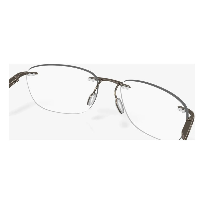 Lentes Oftalmicos Oakley Wingfold Evr Titanio Al Aire Ox5118 Café