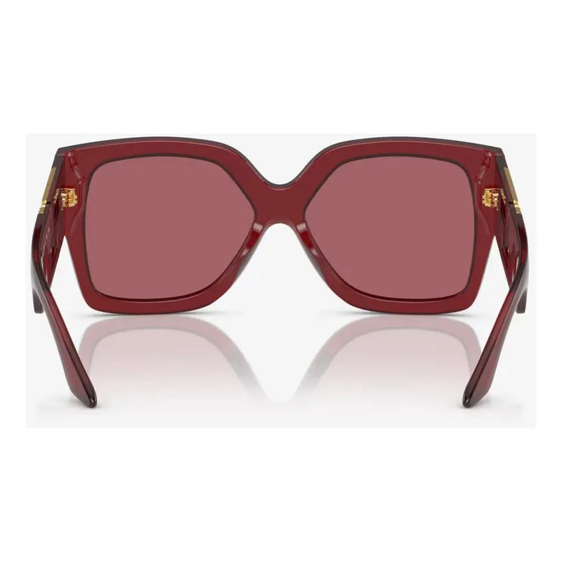 Gafas Solares Retro Versace Modelo Nuevo Ve4402, 388/69 Único Violeta Oscuro Bordo Transparente Bordo Transparente/dorado