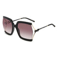 Anteojos De Sol Carolina Herrera Her 0216/g/s, Hk83x Talle L Diseño Único Armazón Negro Y Lente Rosa