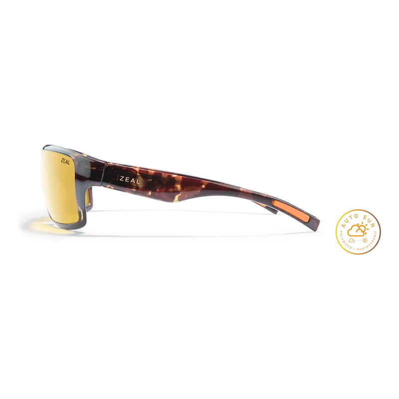 Lentes De Sol Fotopolarizados Zeal Legado Maui Jim Zo12578 Único Café Amarillo