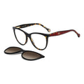 Gafas Polarizadas Tipo Havana De Carolina Herrera, Con Clip, Talla 54