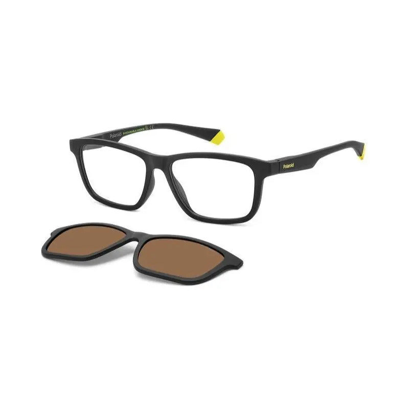 Lentes Polaroid Pld2147/cs 003 Negro Mate Clip On Polarizado 003 Matte Black