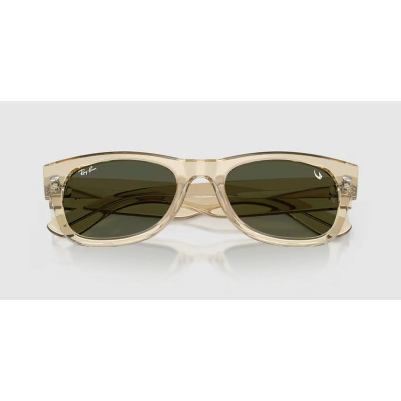 Lentes Sol Ray-ban Edición Especial Mega Wayfarer Rb0832s Único Beige Verde Oscuro