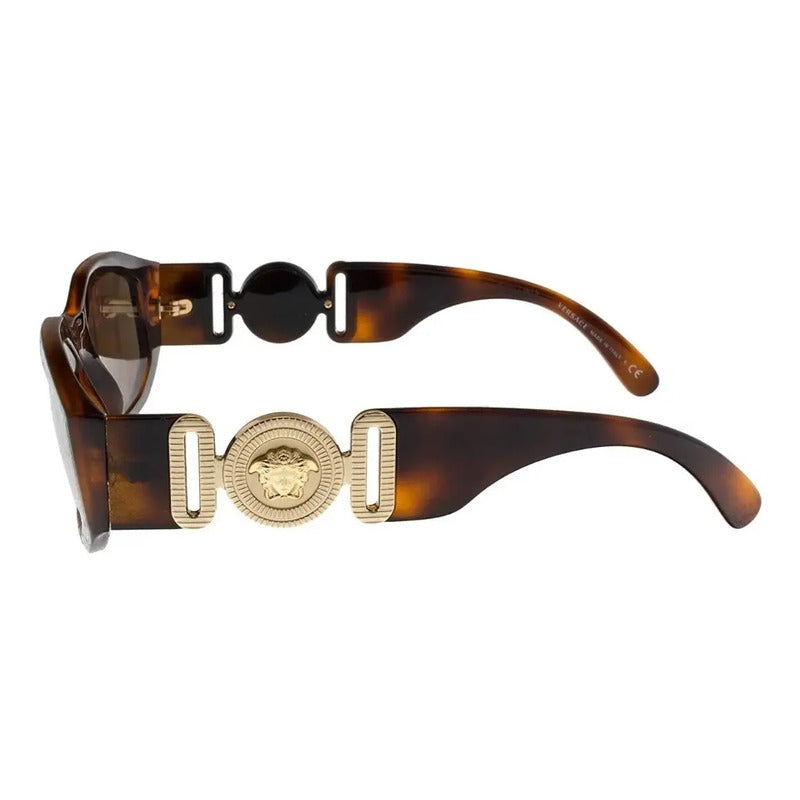 Lentes Versace Notorious Big Biggie Originales 521773ve4361 Único Marrón Havana Havana/dorado