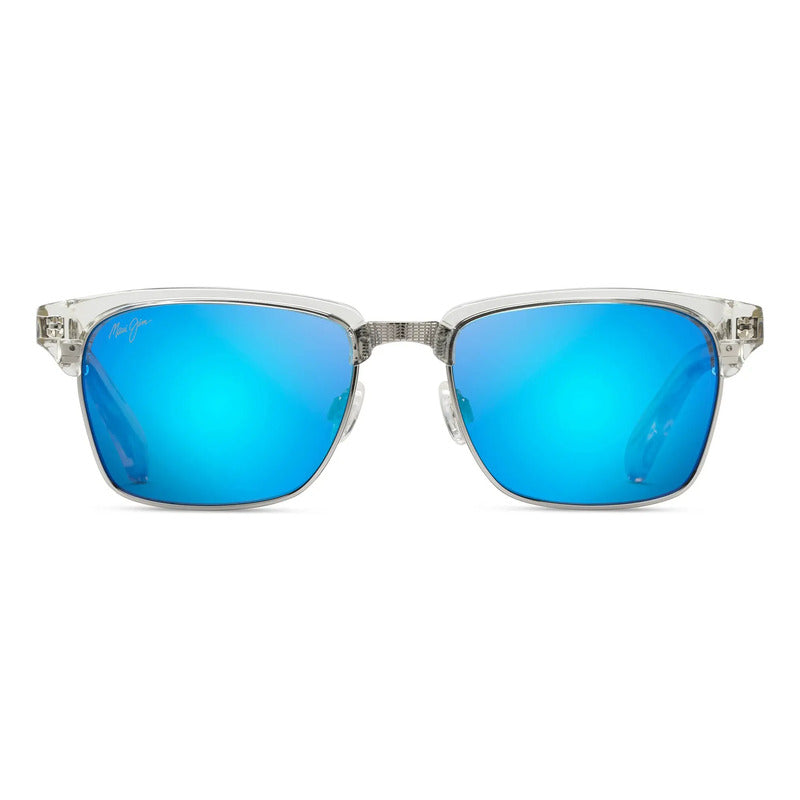 Lentes Maui Jim Kawika Transparente Espejeado Azul B257-05cr Único Transparente Azul