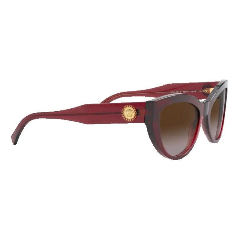Lentes De Sol Versace 100% Originales Y Nuevos Ve4381b 38813 Único Café Tinto