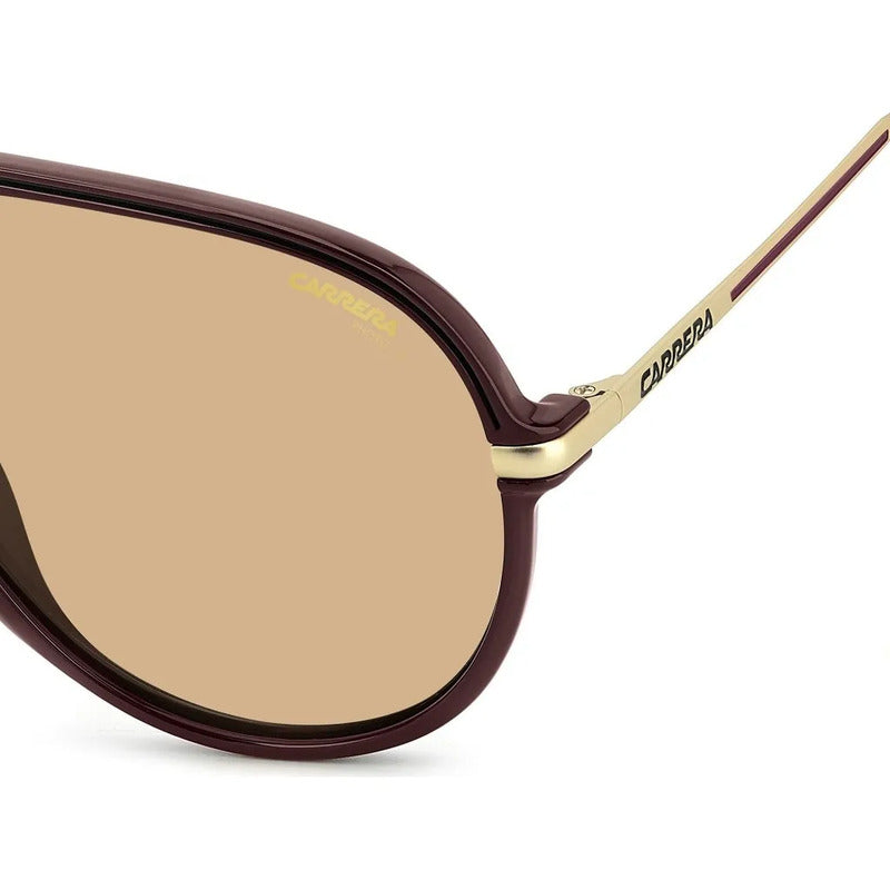 Lentes Carrera Sol Fotocromatico Aviador Original C Sport 06 Único Tinto Amarillo Dorado