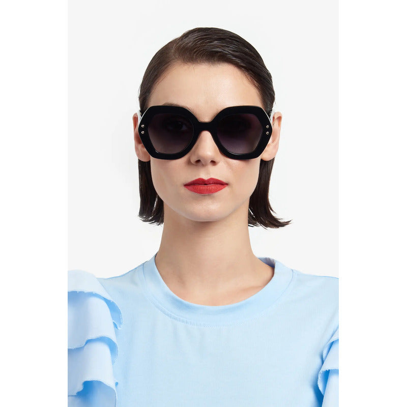 Lentes Ch Carolina Herrera De Dama Nuevo Modelo 0126/s Wr79o Único Negro