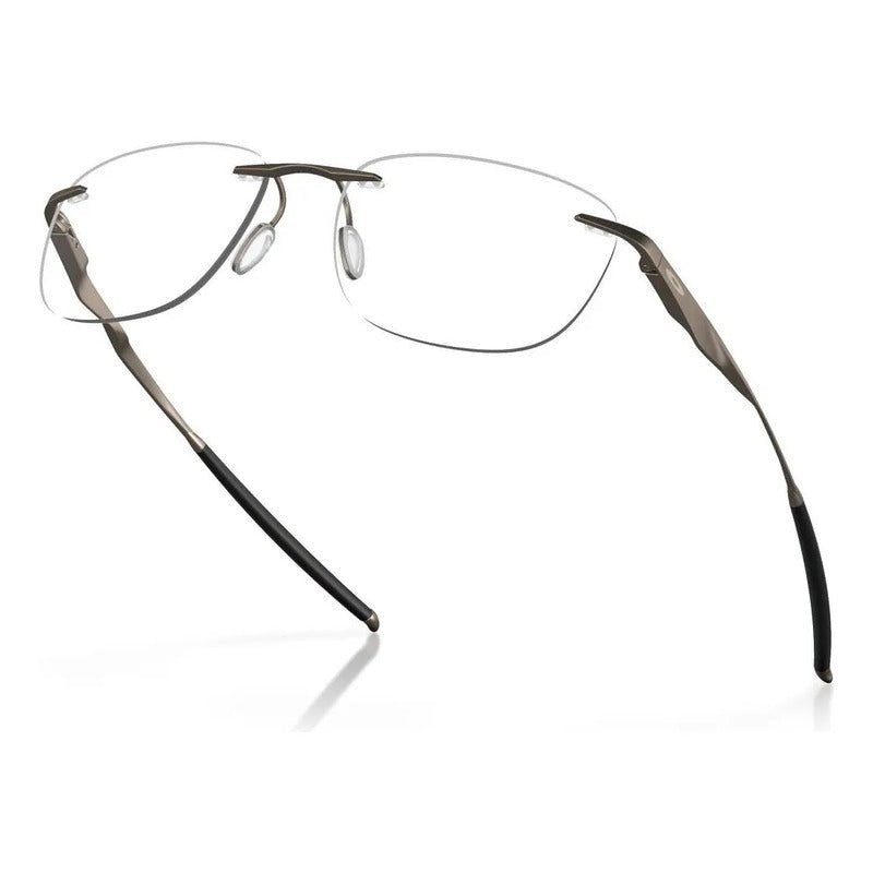 Lentes Oftalmicos Oakley Wingfold Evr Titanio Al Aire Ox5118 Café