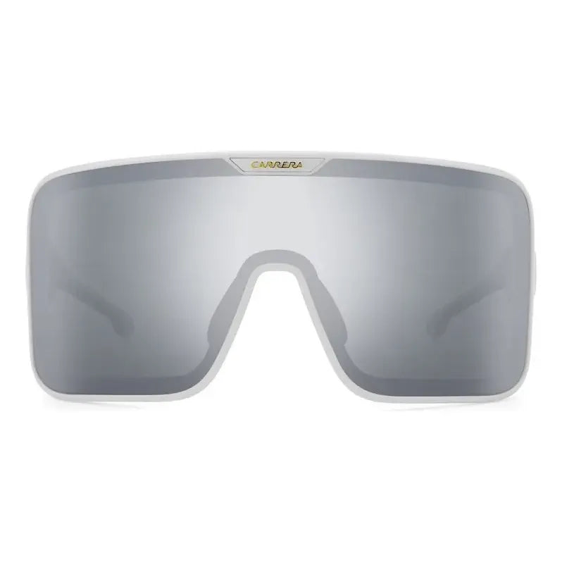 Lentes Carrera Mascara Extragrande Nuevo Modelo Flaglab15 Vk Único Plata Blanco