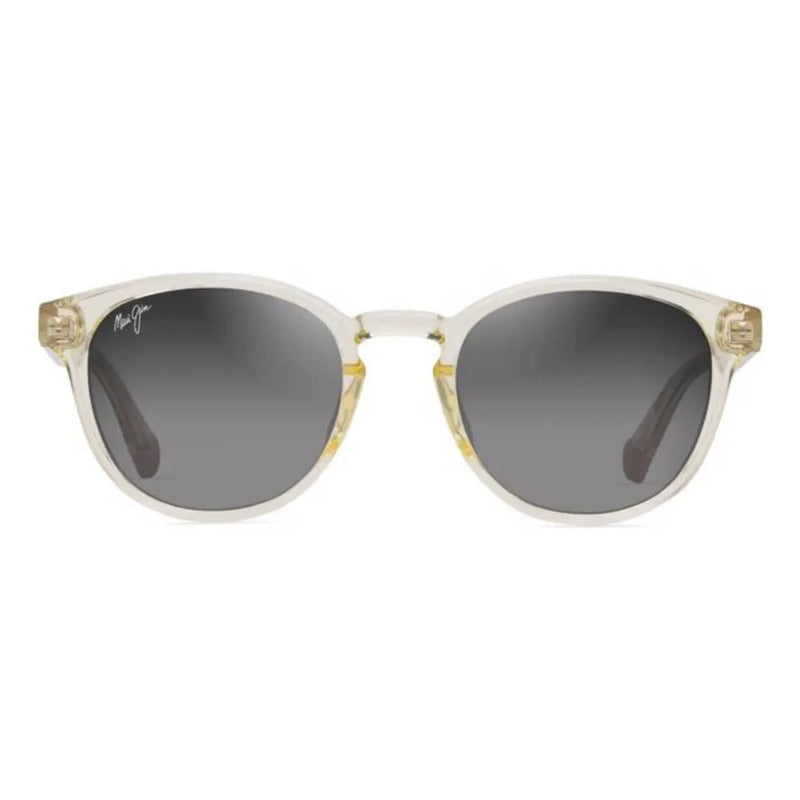 Lentes Maui Jim Max Verstappen Italianos Cristal Gs636-21 Único Gris Negro Blanco Semi Transparente