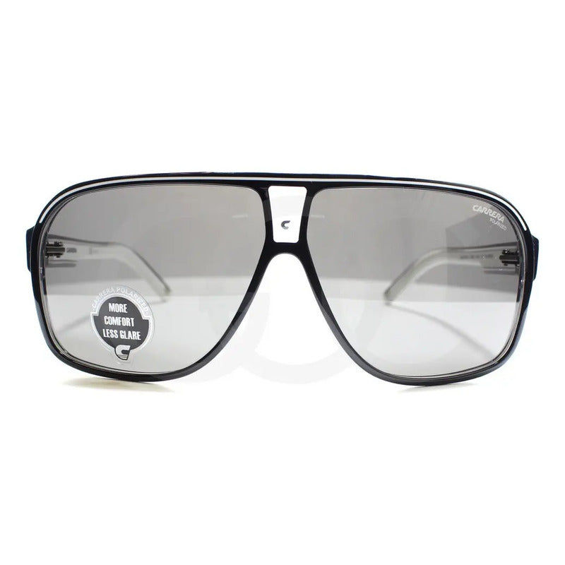 Lentes De Sol Carrera Polarizados Nuevos Grand Prix 2, 7c5m9 Único Gris Negro/cristal Negro/blanco