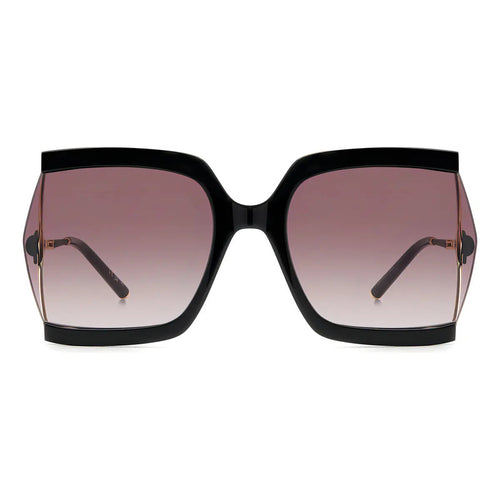 Anteojos De Sol Carolina Herrera Her 0216/g/s, Hk83x Talle L Diseño Único Armazón Negro Y Lente Rosa