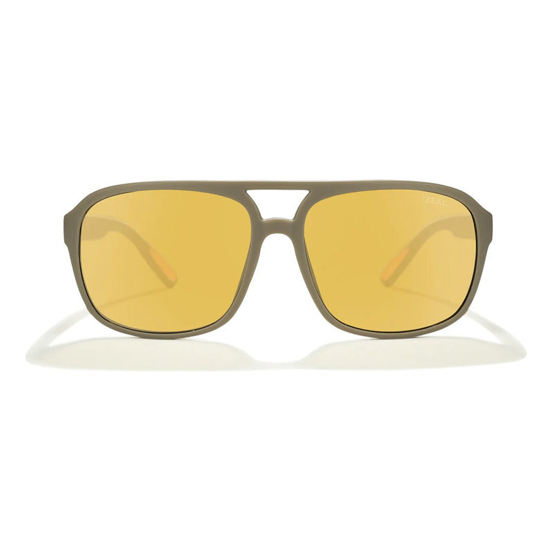 Lentes De Sol Fotopolarizados Zeal Legado Maui Jim Zo12991 Único Caqui Amarillo