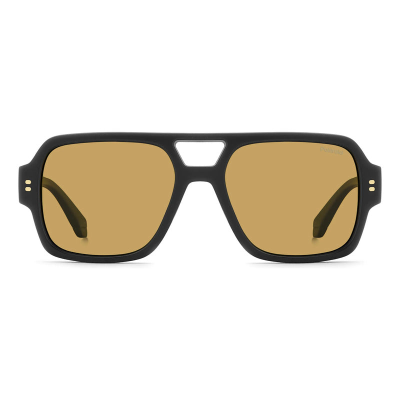 Lentes Con Micas Amarillas Polarizadas Polaroid Pld6250 003 Único Negro Amarillo