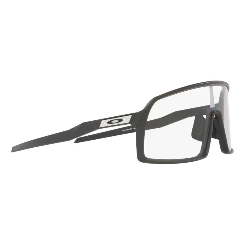 Lentes Oakley Sutro Fotocromáticos Ciclismo Oo9406, 940698 Transparente A Negro Iridium Fotocromático Carbono Mate