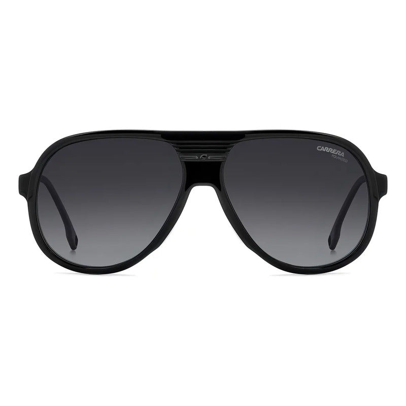 Lentes De Sol Carrera Para Hombre, Polarizadas Y Con Protección Uv Negro Gris Oscuro