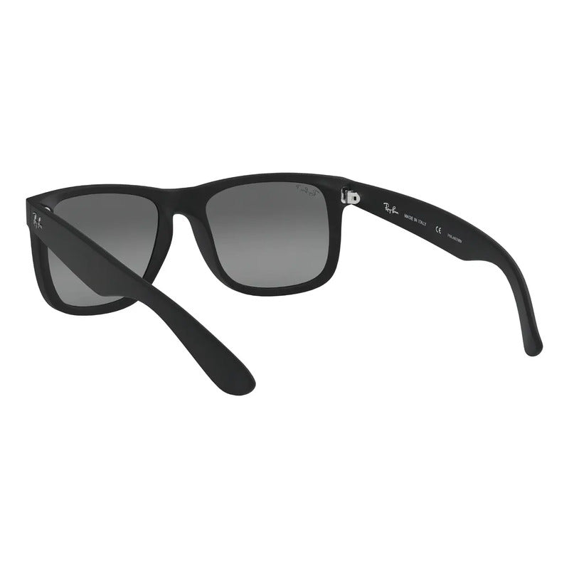 Lente Solar Ray-ban Justin Clásico Polarizada Unisex Color De La Lente Gris Color Del Armazón Negro Polarizado Grey Matte Black
