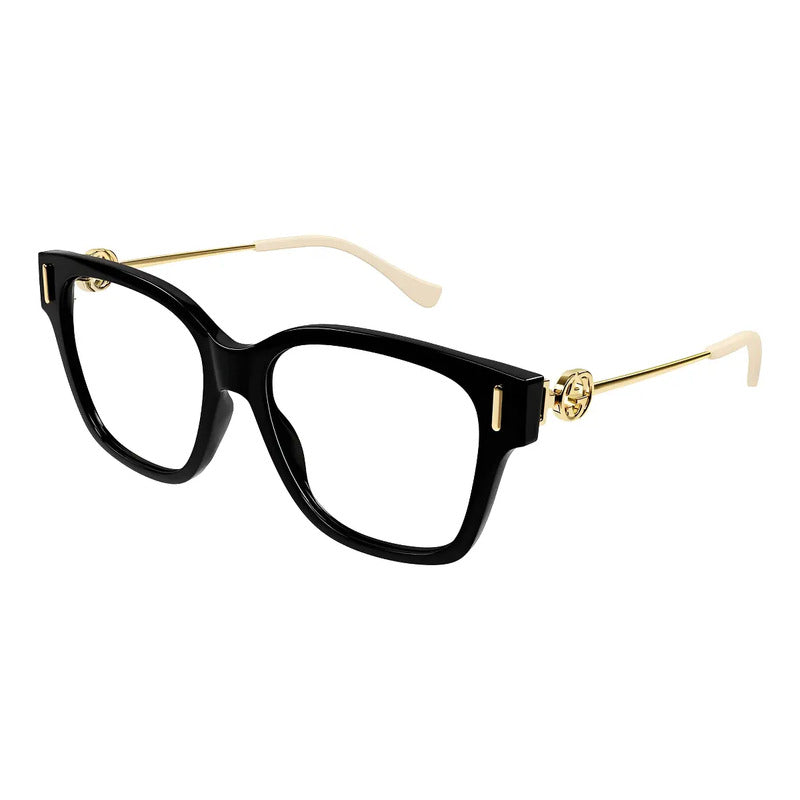 Lentes Gucci De Vista Dama Elegantes Atemporales Gg1204 001 Dorado (001)