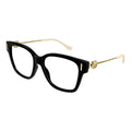 Lentes Oftálmicos Gucci Gg1204o 001 Cuadrados Acetato Negro Dorado Dorado (001)