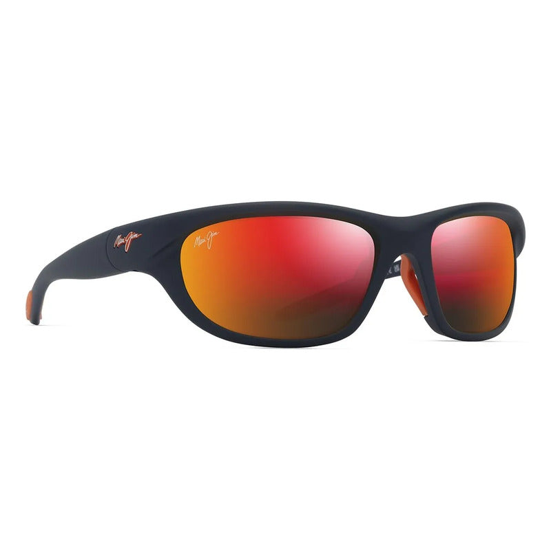 Maui Jim Edición Especial Colaboración Rb Racing Rm349-03 Único Azul Oscuro Rojo