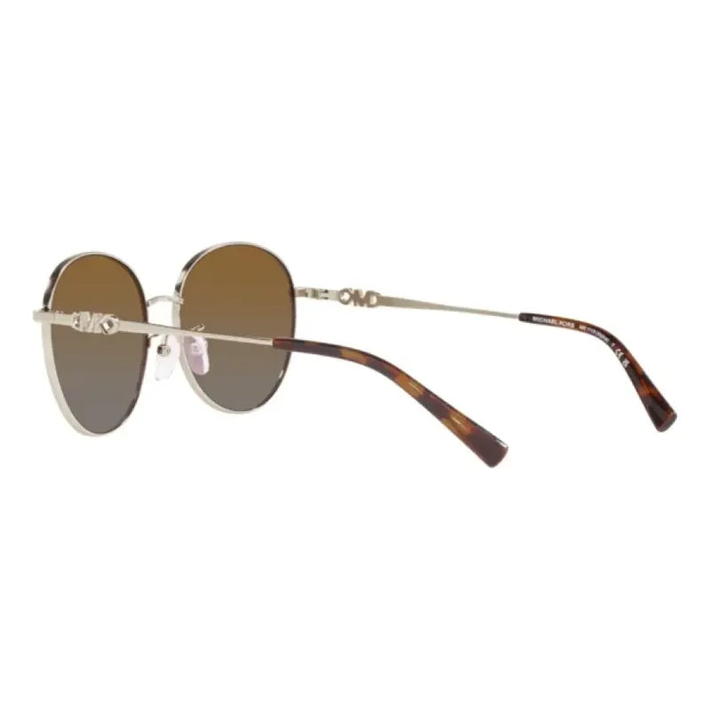 Lentes Mk Mujer Originales Polarizados Redondo Mk1119 1014t5 Único Café Dorado