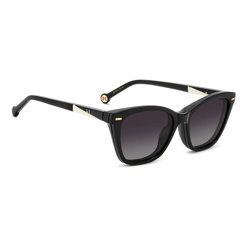 Lentes Graduables 2 En 1 Carolina Herrera Polarizados 0334/c Negro