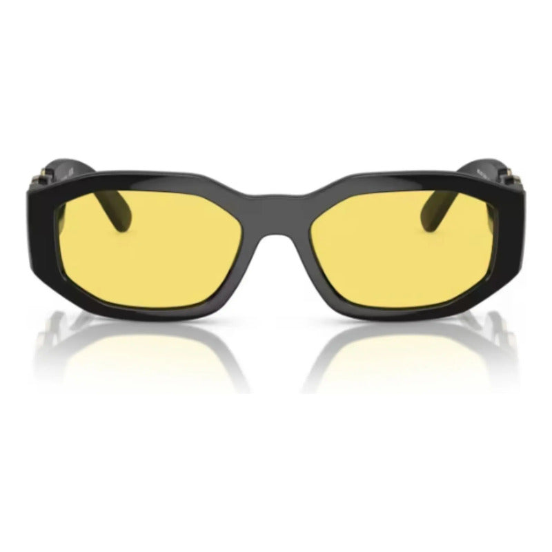 Lentes Versace Biggie Lentes Amarillas De Lujo Ve4361 Gb1/85 Único Amarillo Negro