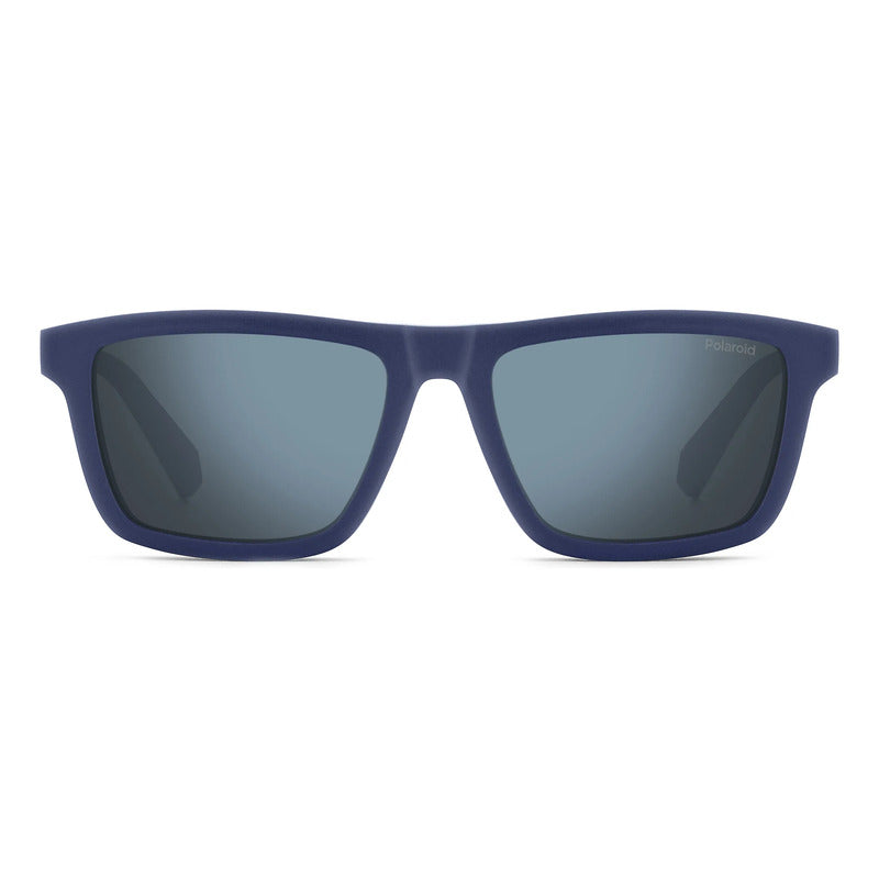 Armazón Graduable Con Clip Polarizado Polaroid Pldd590 Fll16 Azul