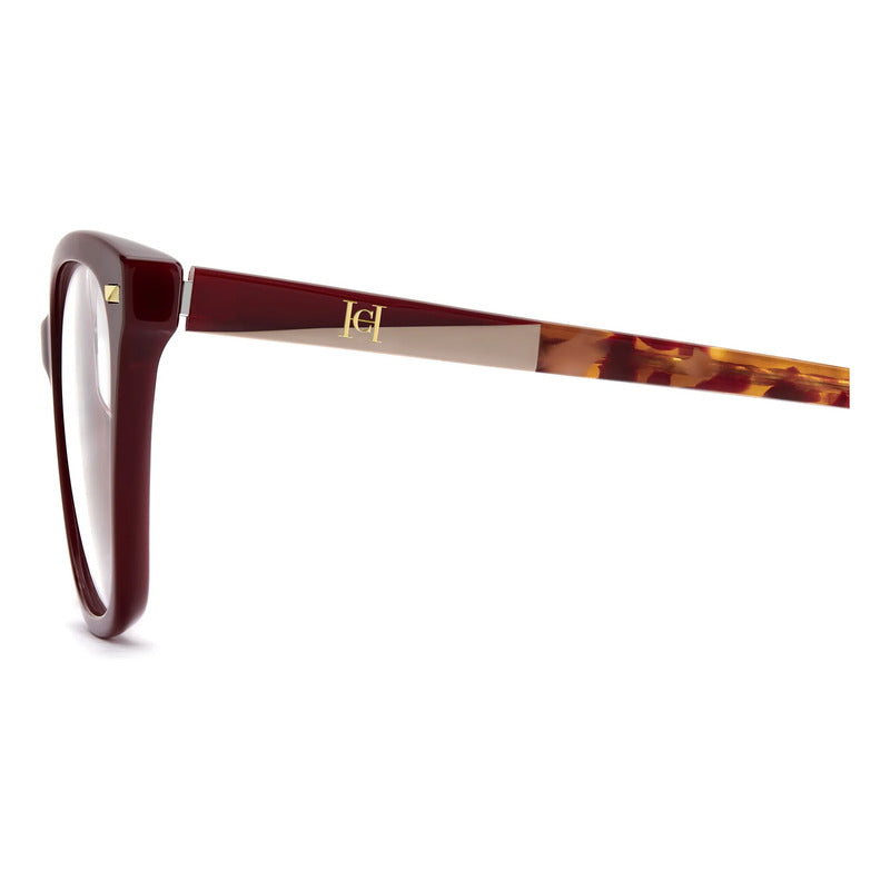 Armazón Clip Polarizado Carolina Herrera Her 0334/c, Lhf17 Tinto