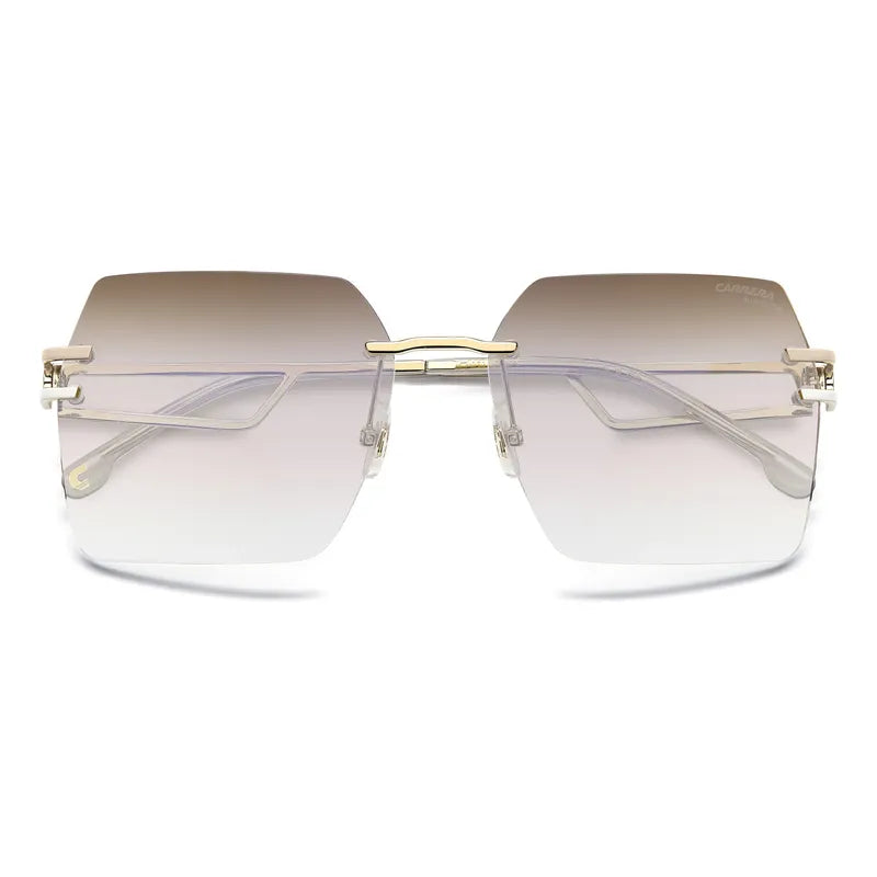 Lentes Carrera Dama Filtro Blue Block Tres Piezas 3102sbb Único Dorado Café