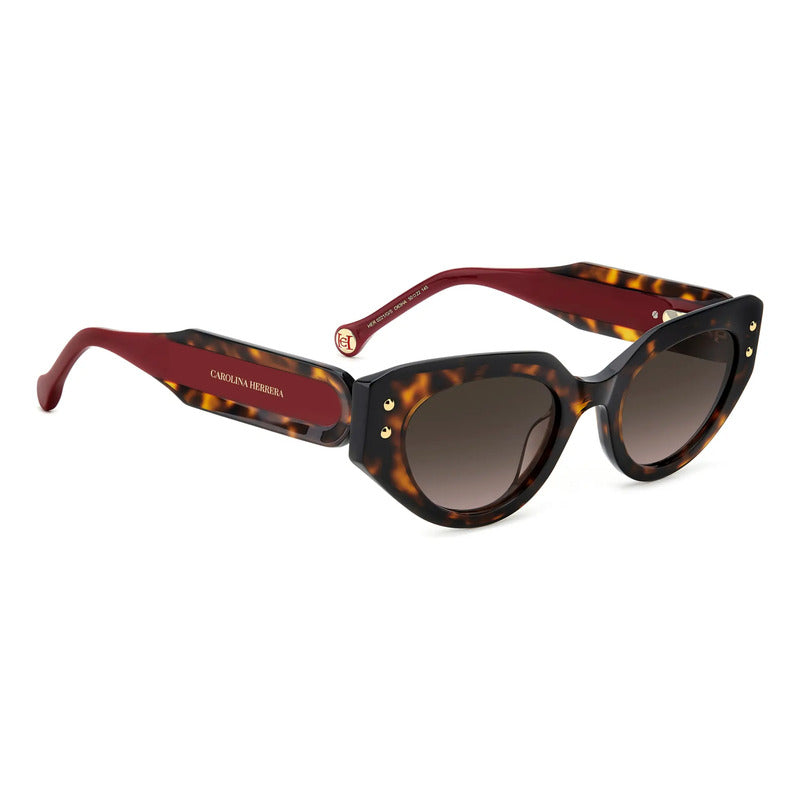 Gafas Solares Carolina Herrera Modelo Nuevo 0221/g/s, O63ha 207103o6350ha Café Tinto