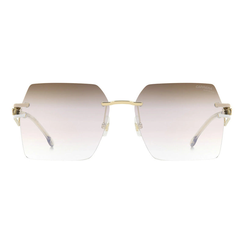 Lentes Carrera Dama Filtro Blue Block Tres Piezas 3102sbb Único Dorado Café
