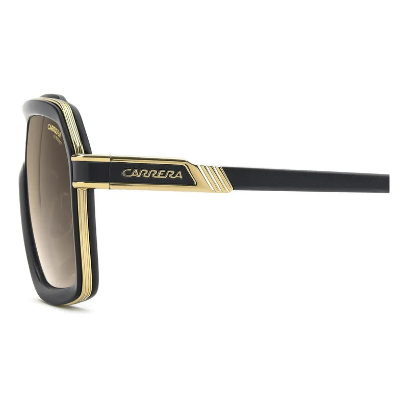 Gafas Carrera De Titanio Ultraligero Barra Icónica 1053sti Único Negro Café Dorado