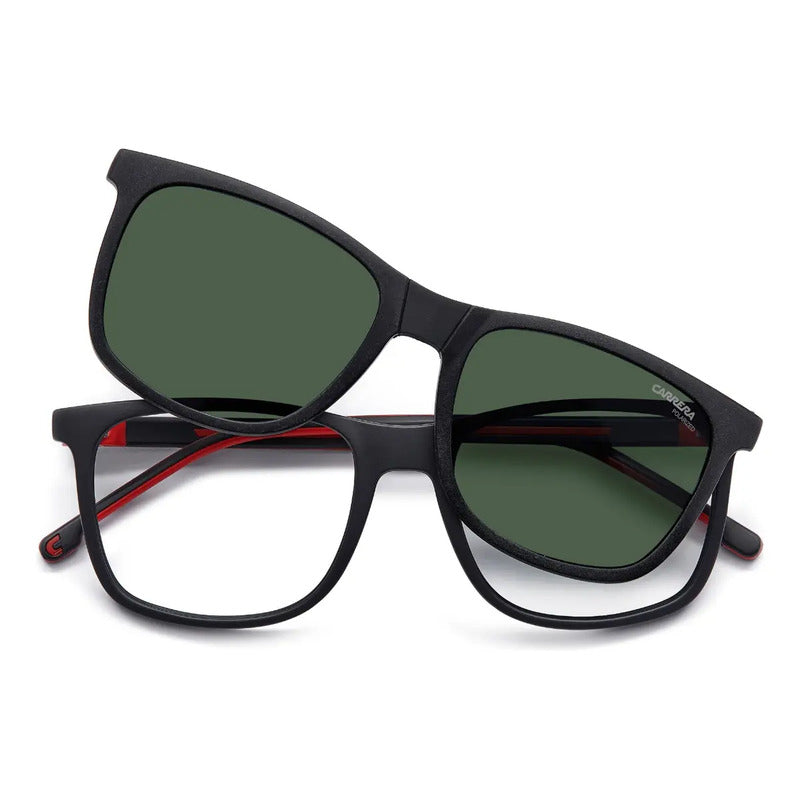 Lentes Carrera Clip Polarizado Ligero Unisex 8918/c, Blx18 54 Negro