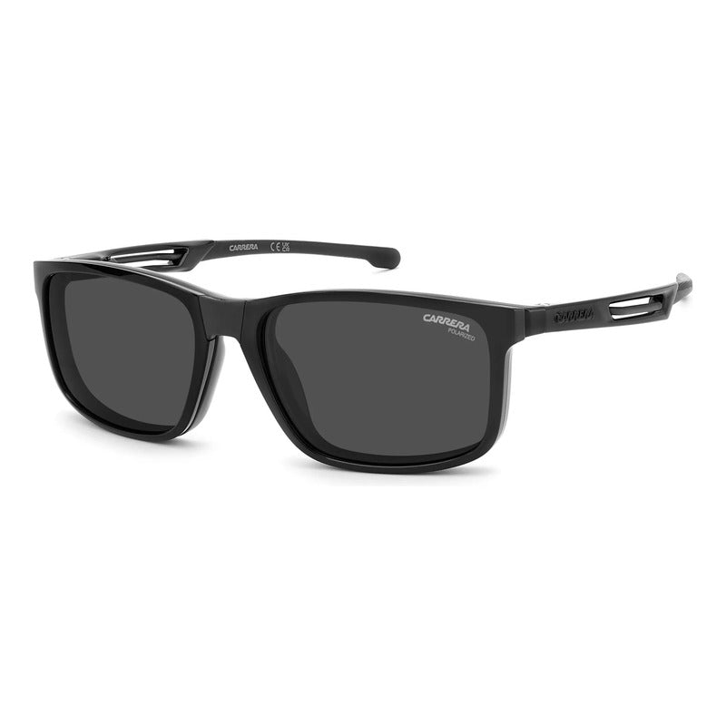 Armazón Carrera Clip Polarizado Varillas Flexibles 8933c Negro