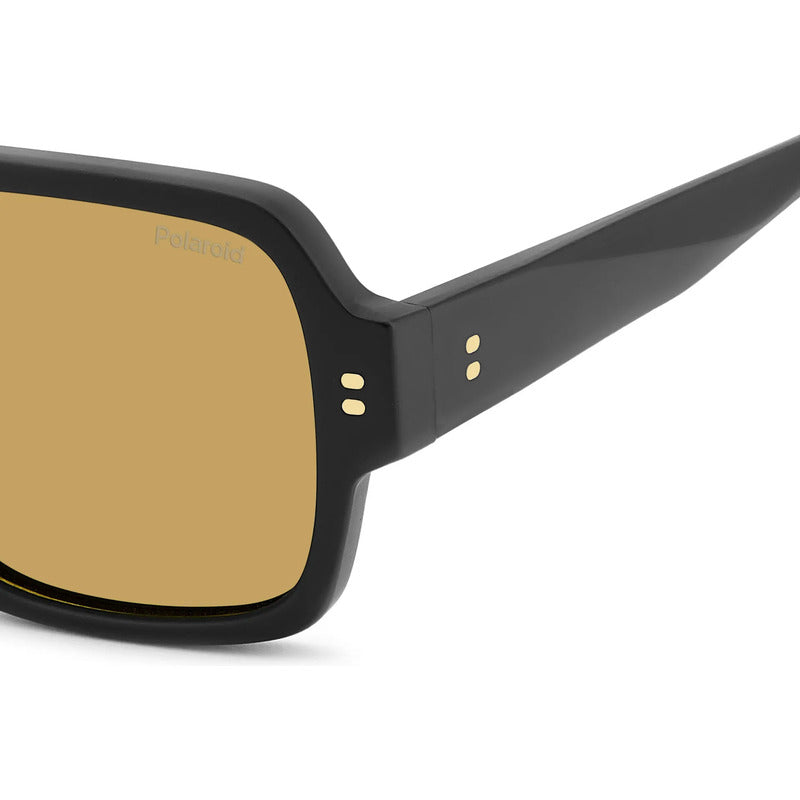 Lentes Con Micas Amarillas Polarizadas Polaroid Pld6250 003 Único Negro Amarillo
