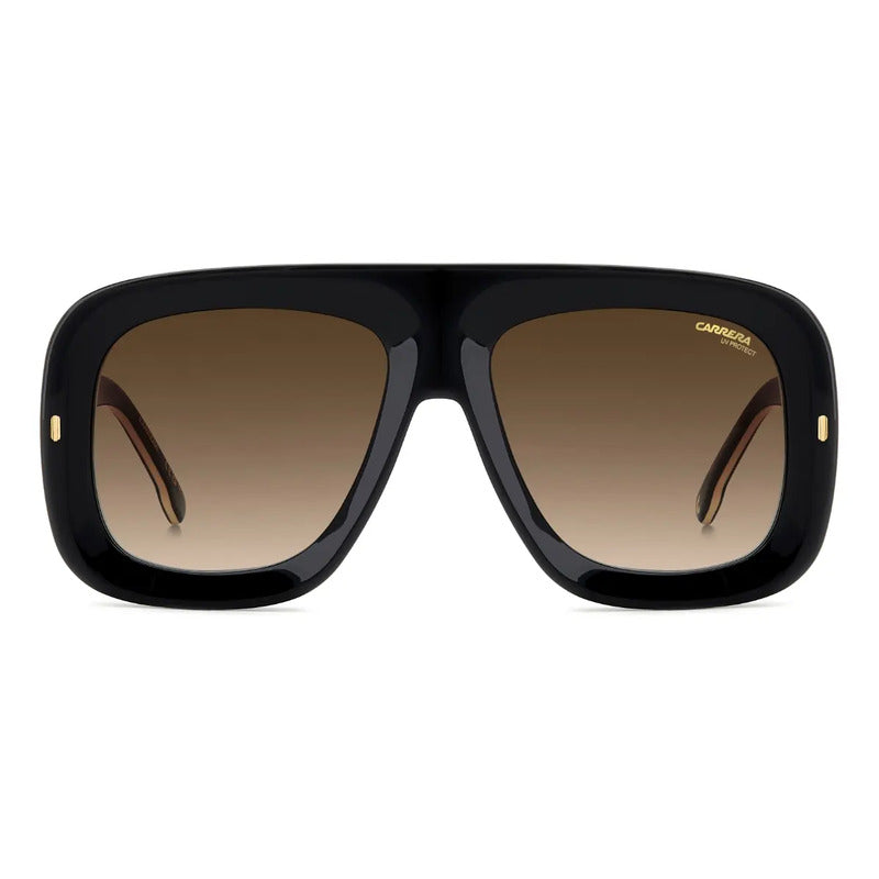 Lentes De Sol Carrera Originales Exclusivos Flaglab 18 2m2 Black Gold Marrón Claro Negro