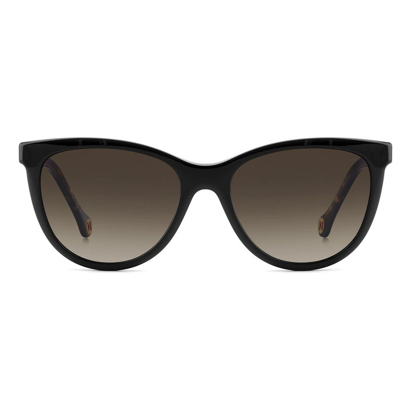 Lentes Carolina Herrera Clip Polarizado Lujo Armazon 0259 Marrón