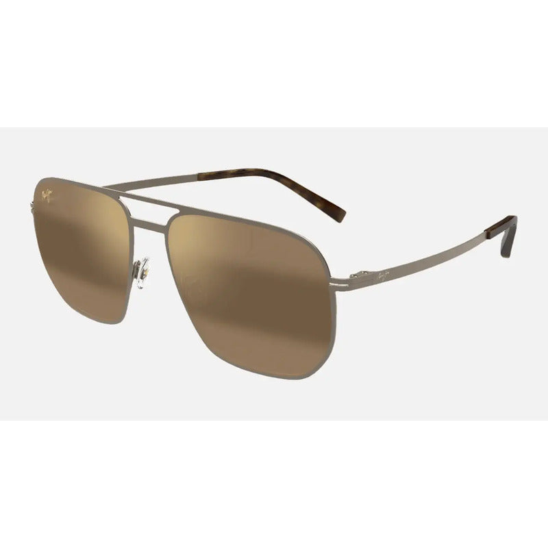Maui Jim Ultraligeros Acero Inoxidable Sharks Cove H605-01 Gris Café