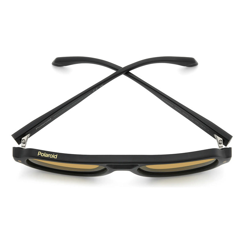 Lentes Con Micas Amarillas Polarizadas Polaroid Pld6250 003 Único Negro Amarillo