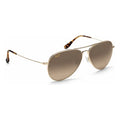 Lentes De Sol Maui Jim Mavericks Dorados Nuevos Mjhs264-16 Único Dorado/bronce (gold/hcl Bronze Polarized) Café Dorado