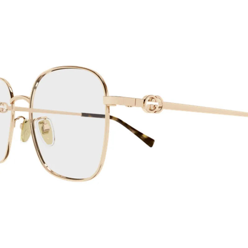 Gucci Armazon De Vista Para Dama Ligero Y Amplio Gg2006o 003 Dorado