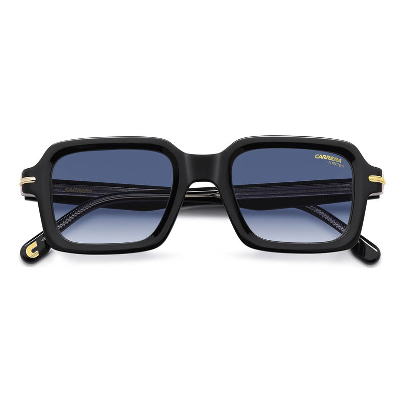 Gafas Carrera Diseño Moderno Con Núcleo Metálico Visible 358 Único Negro Azul Acero