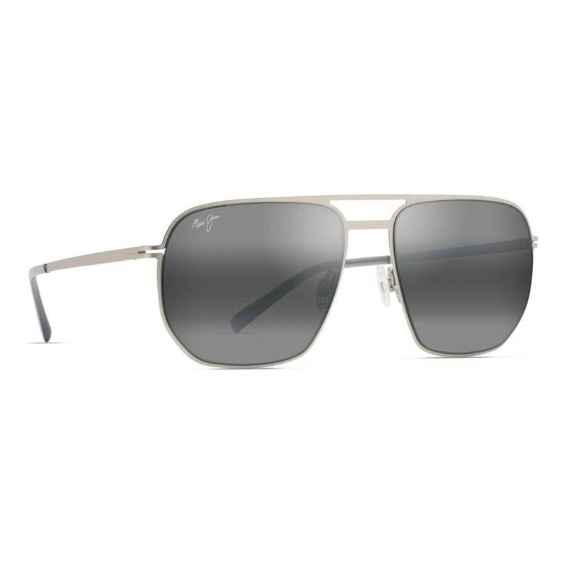 Gafas Maui Jim Acero Inoxidable Modelo Ultraligero 605-17 Único Negro Gris