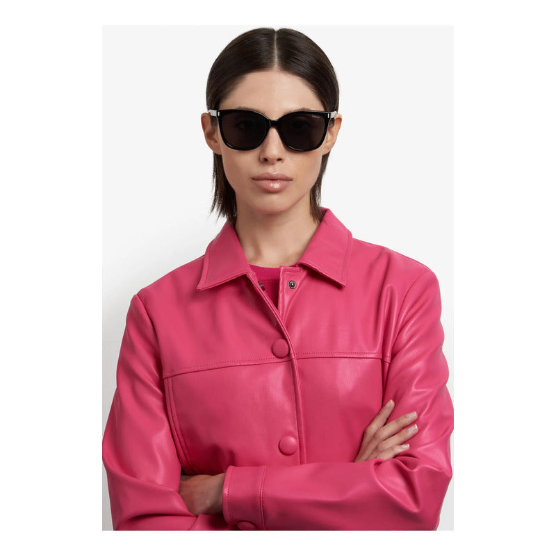 Lentes Con Clip Polarizado Mujer Elegantes Pld6229/cs, 807m9 Negro