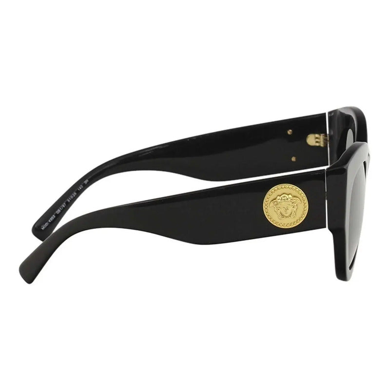 Lentes Versace Solares Originales Y Nuevos Gb1/87ve4353 Único Negro