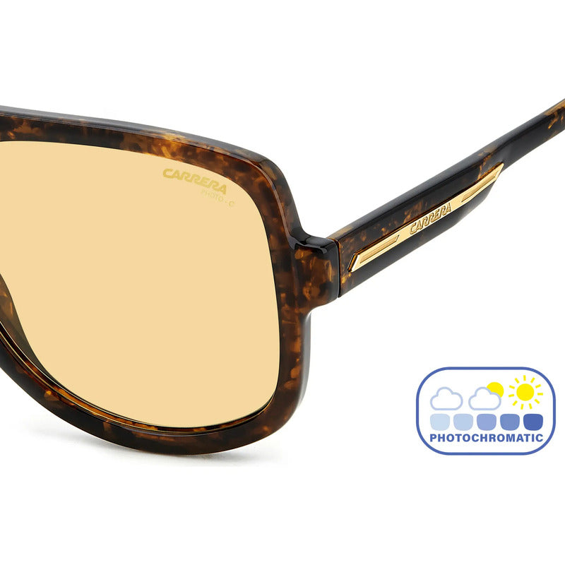 Lentes De Sol Carrera Italianos Amarillos Uso 24hr 10s 086uk Único Amarillo Café