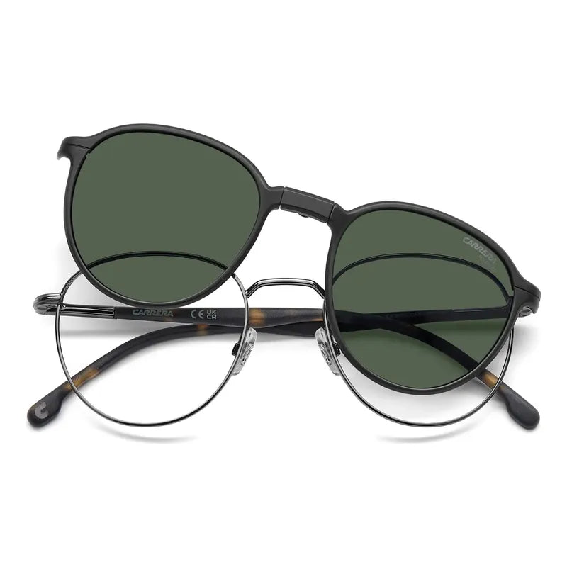 Armazon Oftalmico Carrera Exclusivo Clip Solar Lujo 368c Cag Único Silver